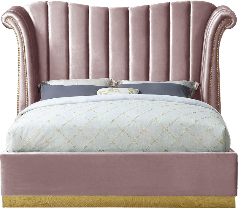 Flora Velvet Bed (3 Boxes) - Sterling House Interiors