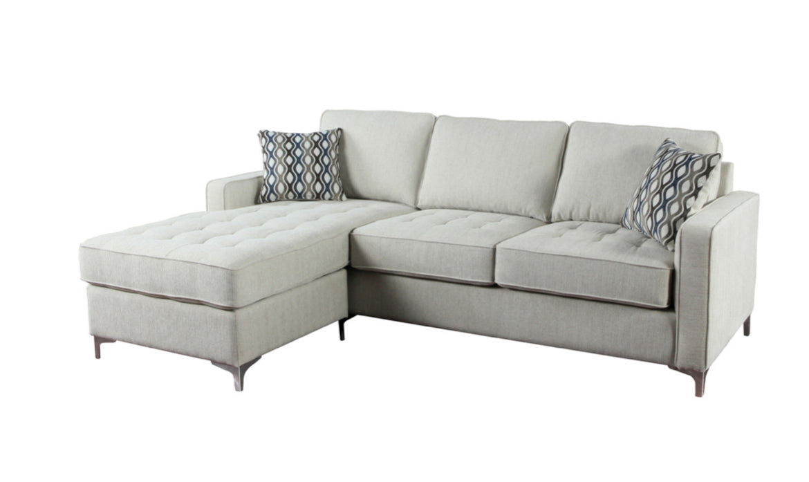 Houston Reversible Sectional with 2 Pillows and Storage Chaise