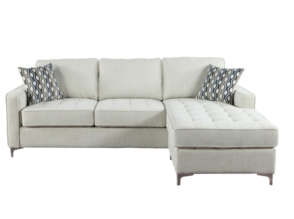 Houston Reversible Sectional with 2 Pillows and Storage Chaise