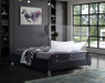 Ghost Velvet Bed - Sterling House Interiors