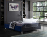 Ghost Velvet Bed - Sterling House Interiors