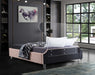 Ghost Velvet Bed - Sterling House Interiors