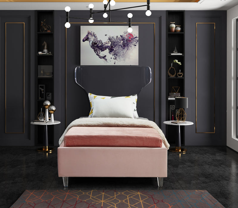 Ghost Velvet Bed - Sterling House Interiors