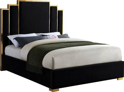 Hugo Velvet Bed - Sterling House Interiors