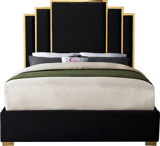 Hugo Velvet Bed - Sterling House Interiors