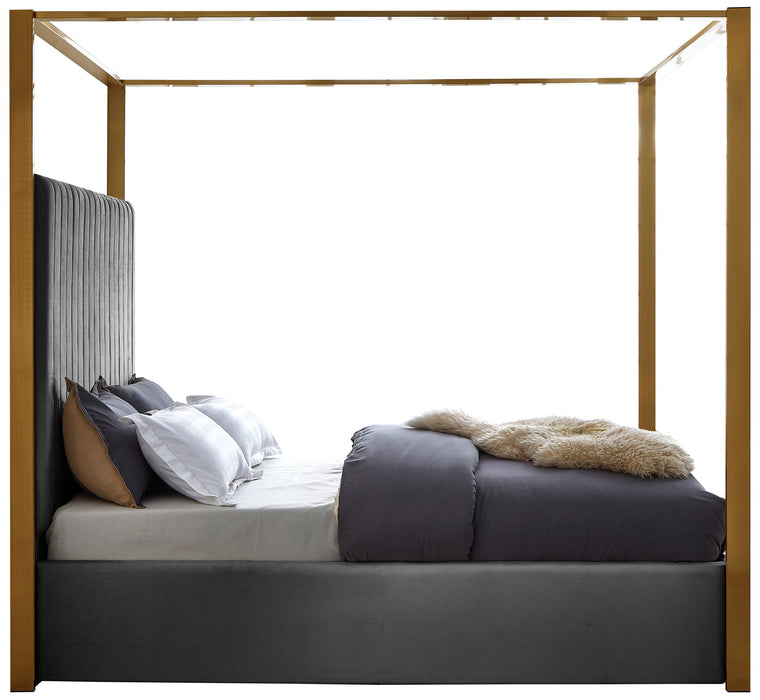 Jones Velvet Bed - Sterling House Interiors