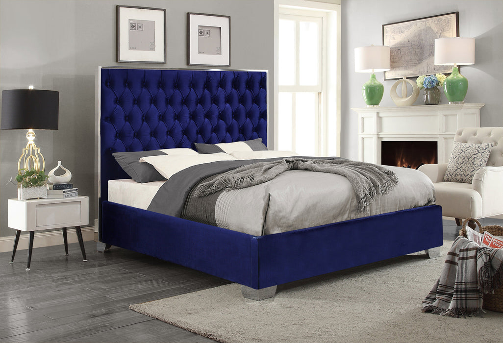 Lexi Velvet Bed - Sterling House Interiors