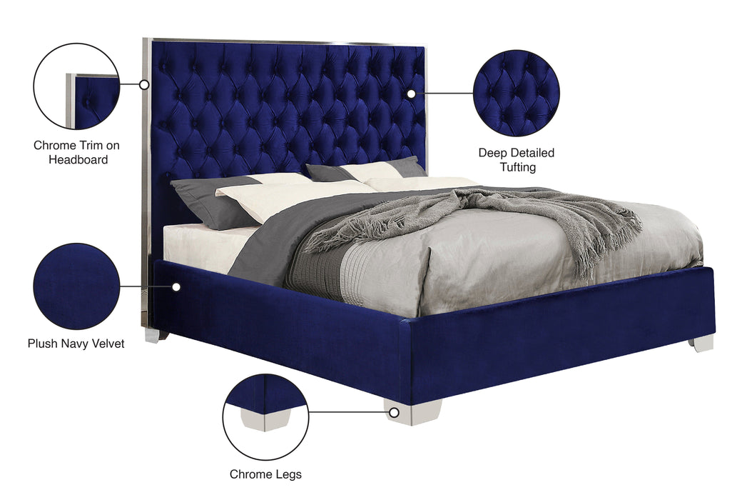 Lexi Velvet Bed - Sterling House Interiors