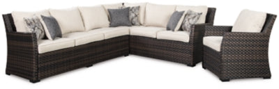 Easy Isle 3-Piece Sofa Sectional/Chair with Cushion - Sterling House Interiors