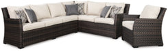 Easy Isle 3-Piece Sofa Sectional/Chair with Cushion - Sterling House Interiors
