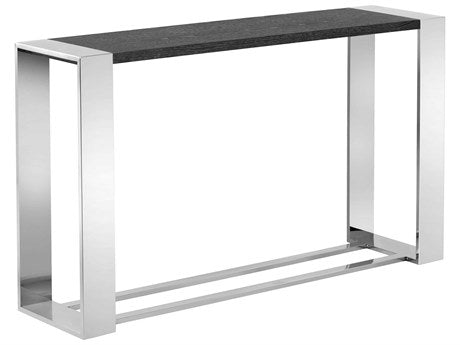 Dalton Console Table Stainless Steel Grey