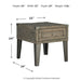 Chazney End Table - Rustic Brown - Sterling House Interiors