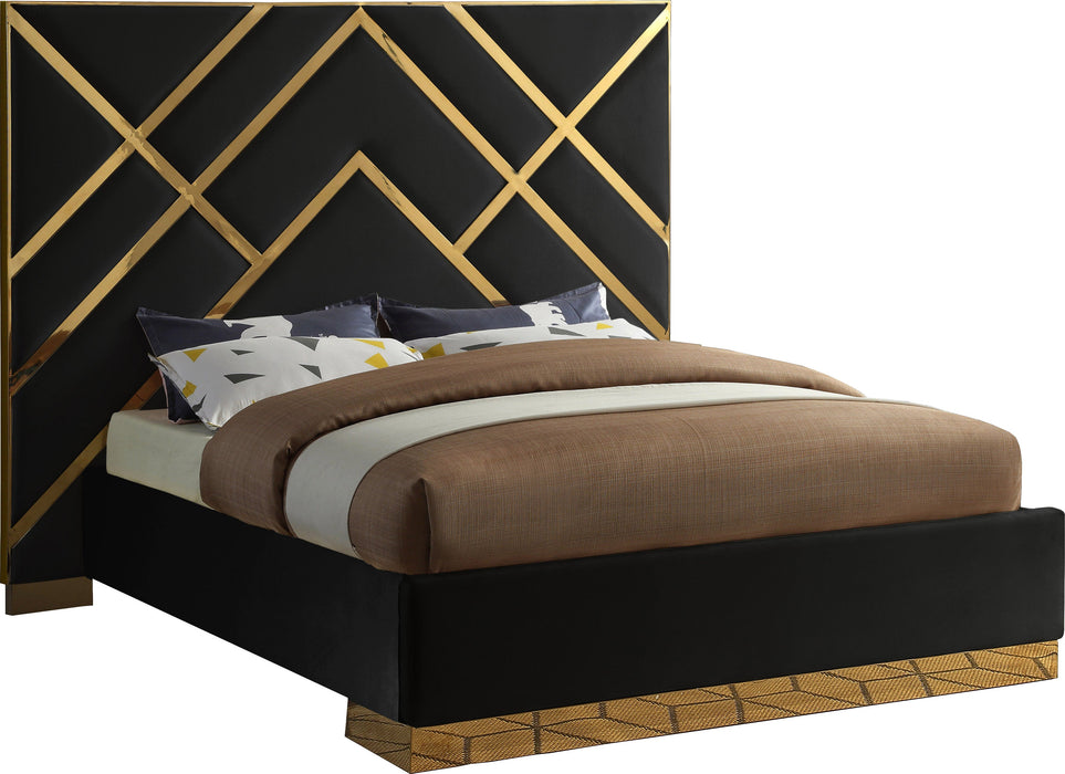 Vector Velvet Bed - Sterling House Interiors