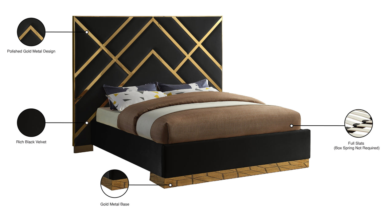 Vector Velvet Bed - Sterling House Interiors