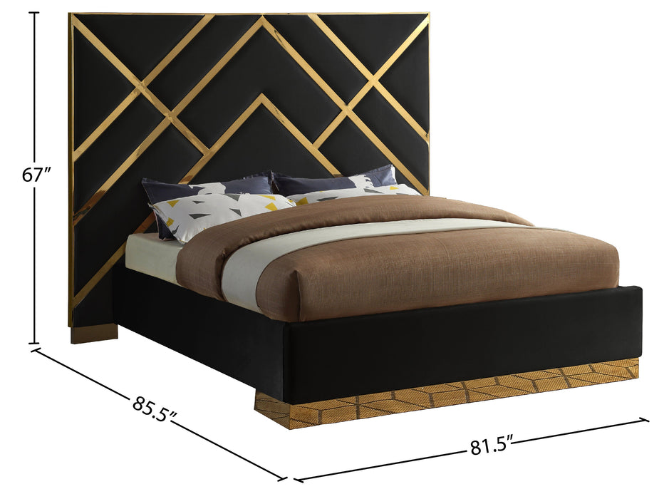 Vector Velvet Bed - Sterling House Interiors