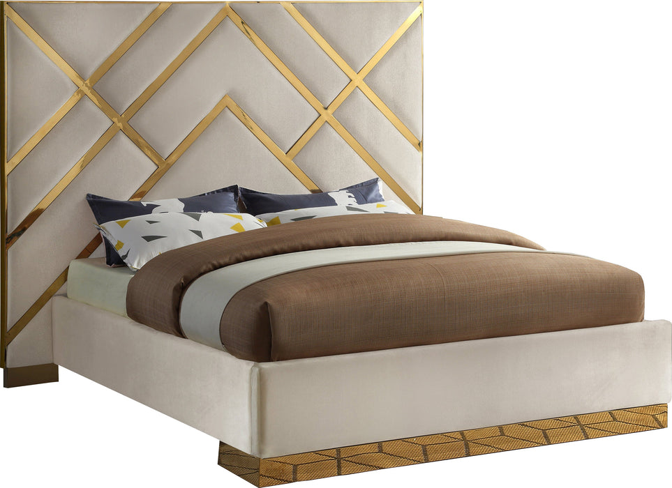 Vector Velvet Bed - Sterling House Interiors