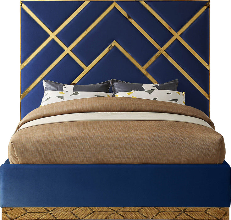 Vector Velvet Bed - Sterling House Interiors