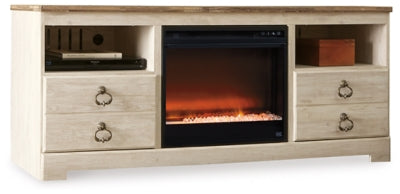 Willowton 64'' TV Stand with Electric Fireplace