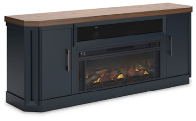 Landocken 83'' TV Stand with Electric Fireplace
