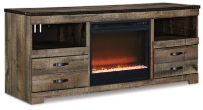 Trinell 63'' TV Stand with Electric Fireplace