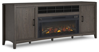 Montillan 84'' TV Stand with Electric Fireplace