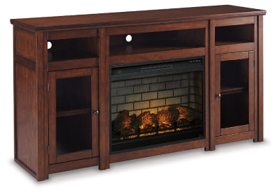 Harpan 72'' TV Stand with Electric Fireplace