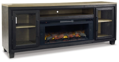 Foyland 83'' TV Stand with Electric Fireplace