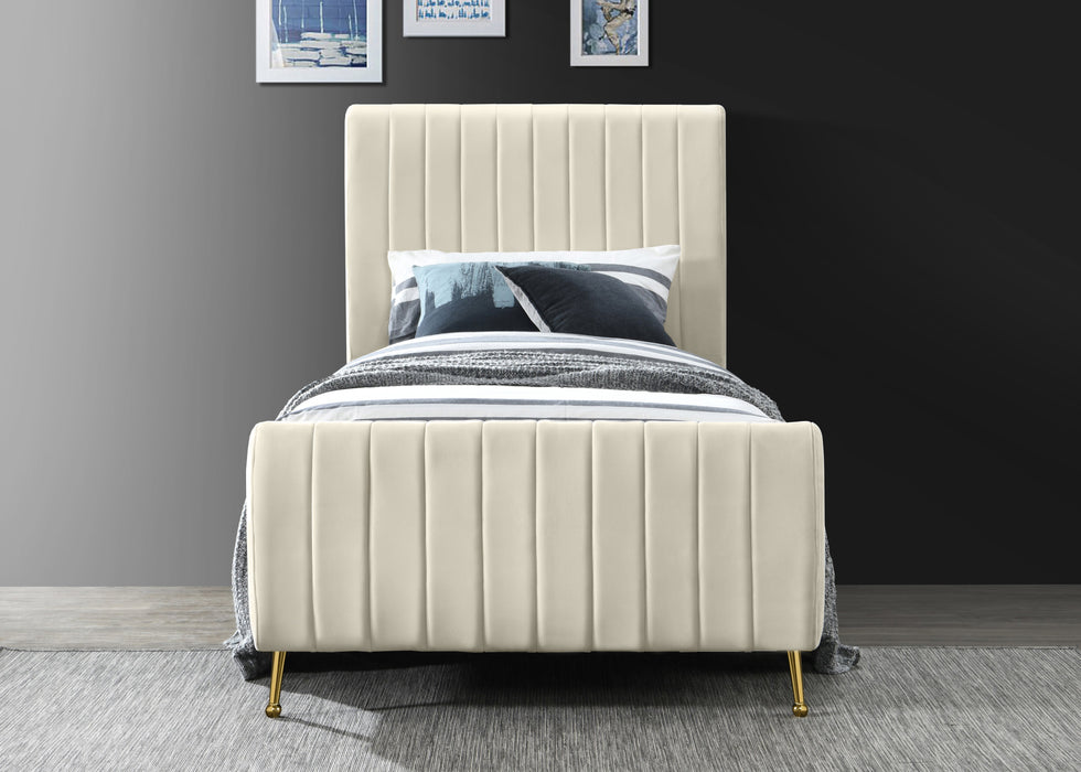 Zara Velvet Bed (3 Boxes) - Sterling House Interiors