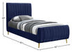 Zara Velvet Bed (3 Boxes) - Sterling House Interiors