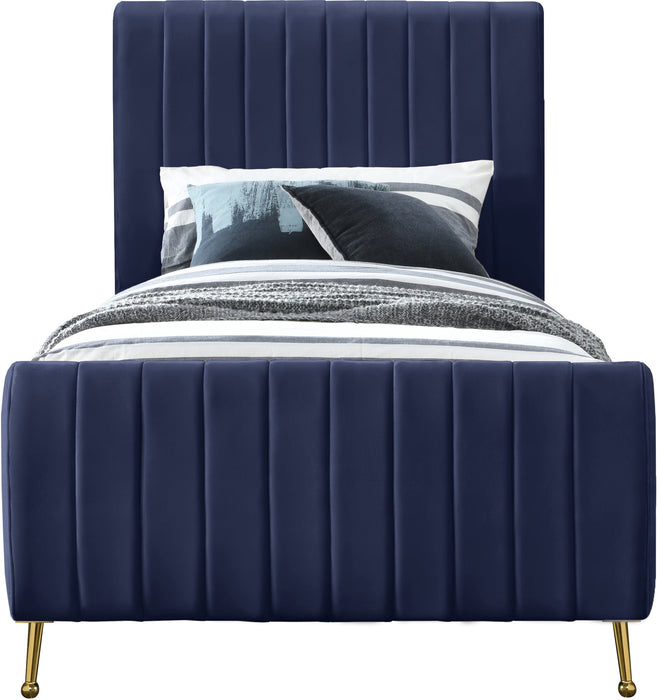 Zara Velvet Bed (3 Boxes) - Sterling House Interiors