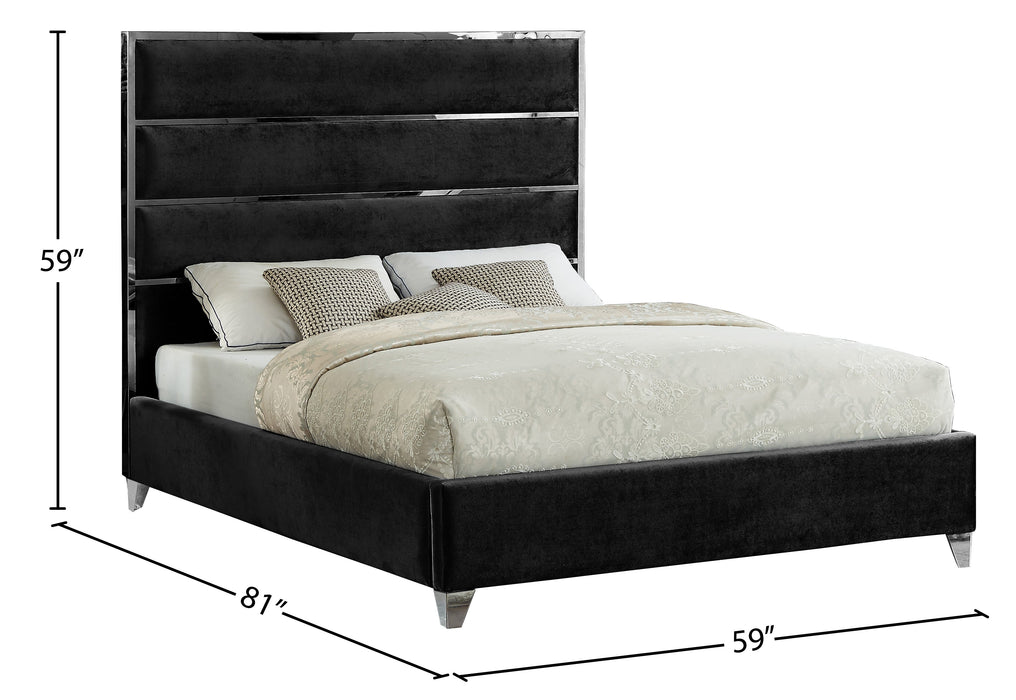 Zuma Velvet Bed - Sterling House Interiors