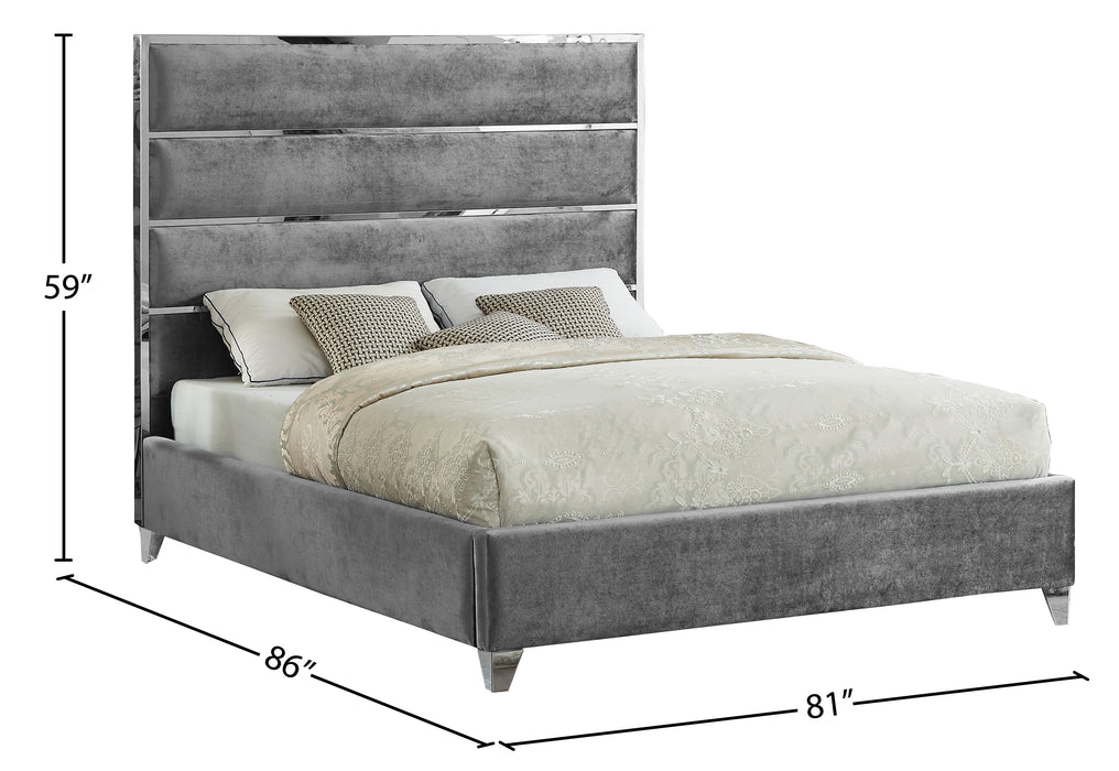 Zuma Velvet Bed - Sterling House Interiors