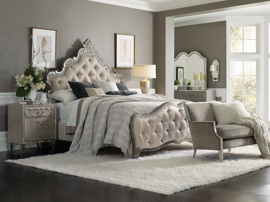 Sanctuary Upholstered King Panel Bed