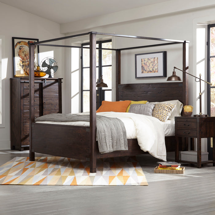 Pine Hill California King Poster Bed
