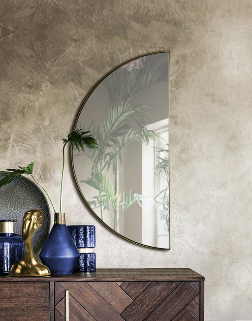 Halfmoon Mirror - Furniture Depot