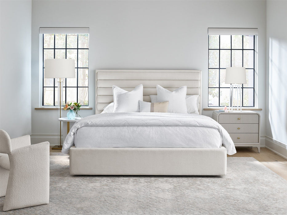 Tranquility Miranda Kerr Home Upholstered Bed Queen Beige