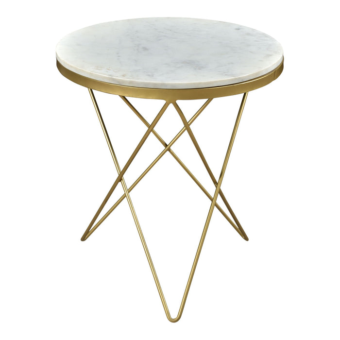 Haley Side Table Gold