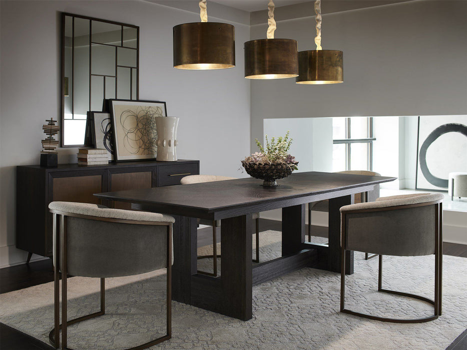 Modern Kubrick Dining Table Black
