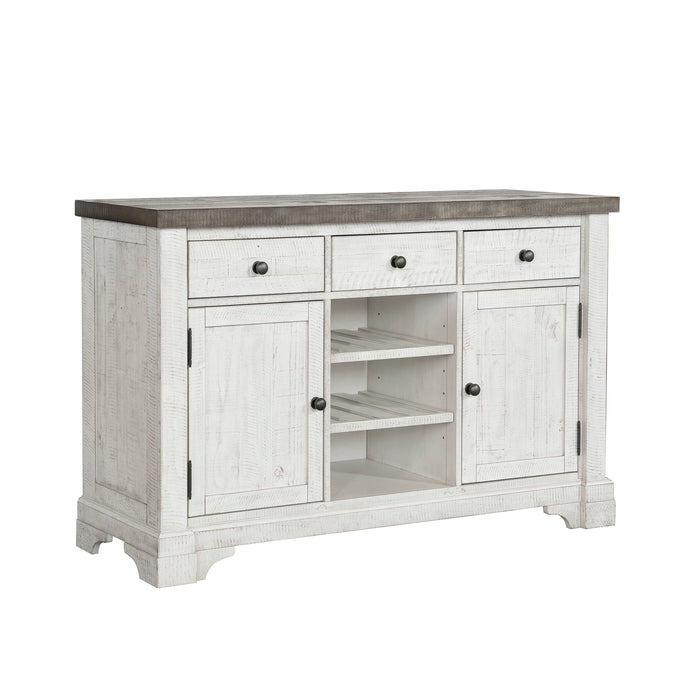 Valley Ridge 3 Drawer Server White