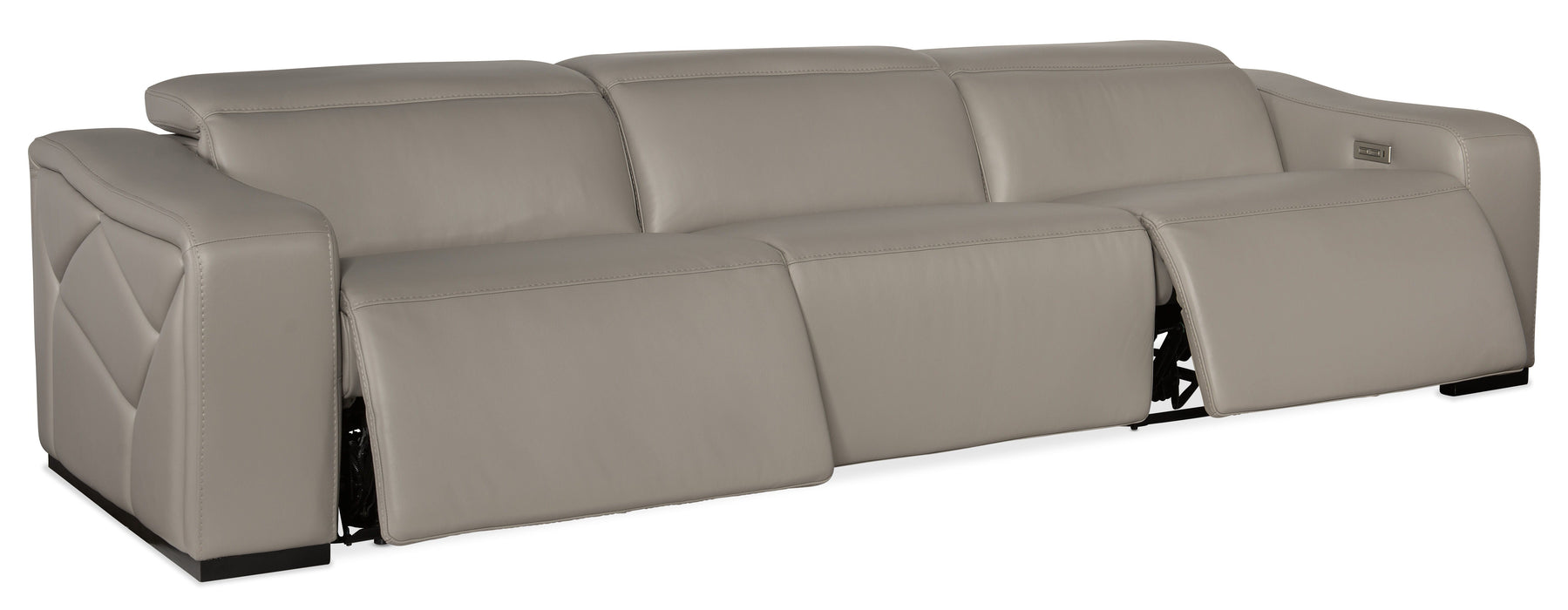 Opal 3 Piece Sofa With 2 Power Recliners & Power Headrest