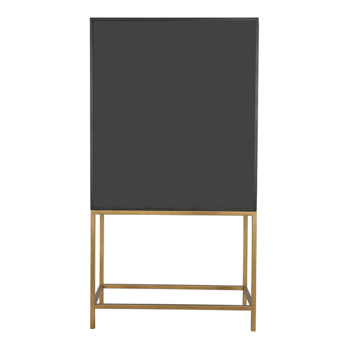 Mako Bar Cabinet Gray, Dark