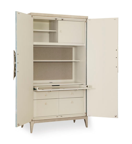 Watercolours office, entertainment center or bar - Sterling House Interiors