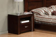 Contempo 1 Drawer Nightstand - Furniture Depot (4605136207974)