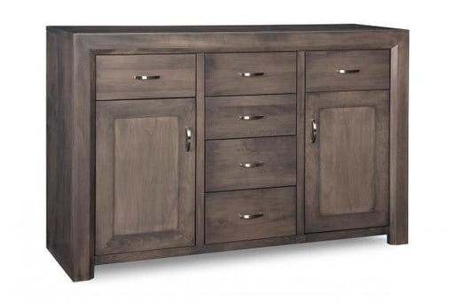 Contempo Sideboard w/2 Wood Doors & 6/Dwrs & 2/Wood Adjust - Furniture Depot (4605137059942)