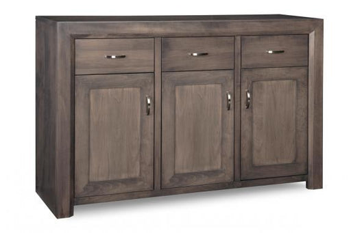 Contempo Sideboard w/3 Wood Doors & 3/Dwrs & 1/Wood Halfshelf - Furniture Depot (4605136896102)