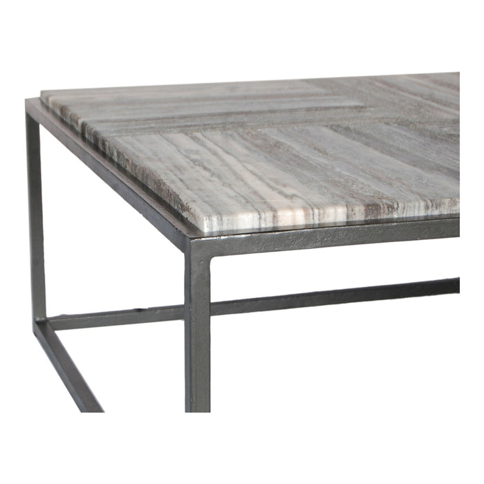 Winslow Marble Coffee Table Gray