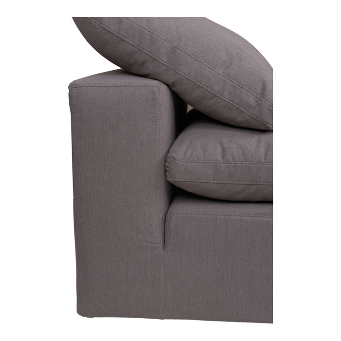 Clay Slipper Chair Livesmart Fabric Light Gray