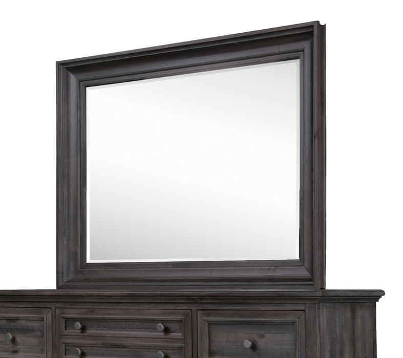 Calistoga Mirror In Weathered Charcoal