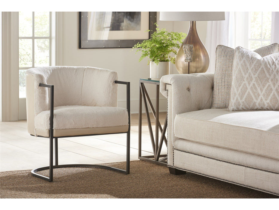 Curated Alpine Valley Accent Chair Beige