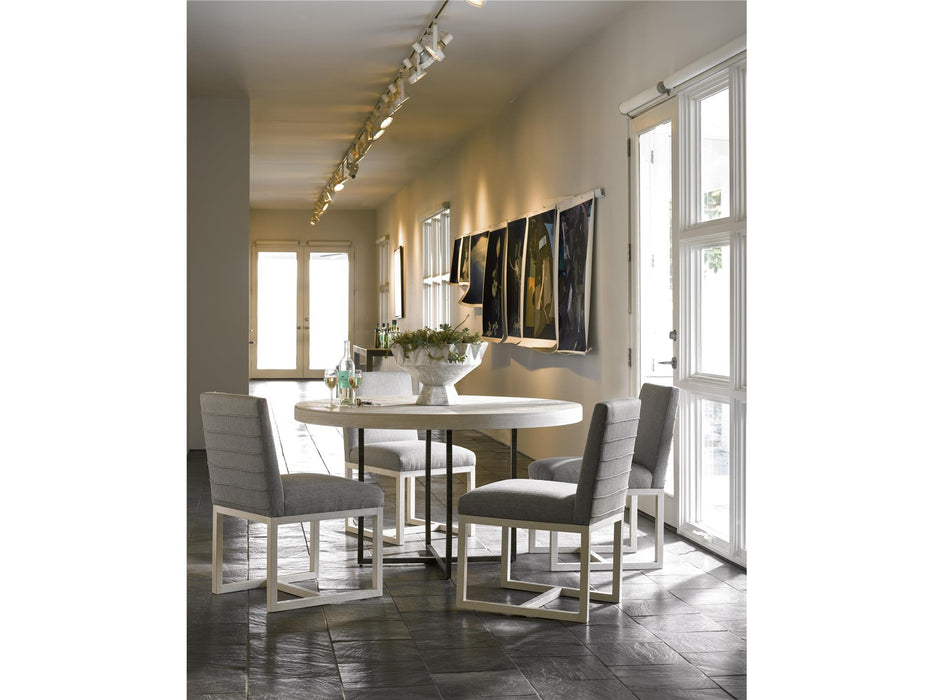 Modern Robards Round Dining Table Light Brown